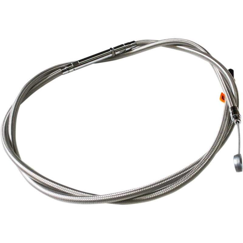 LA Choppers LA-8400KT-13 Stainless braided Cable Kit - 12-14in. Ape Hangers