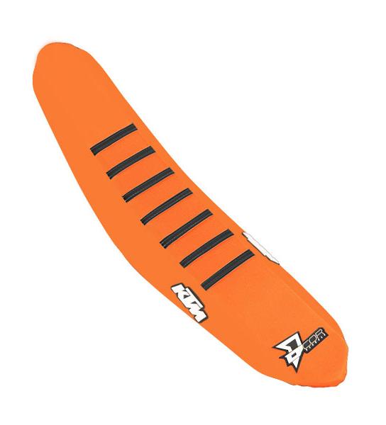 Dcor 30-30-219 Factory Reinforced Seat Cover - Orange/Orange Black Ribs