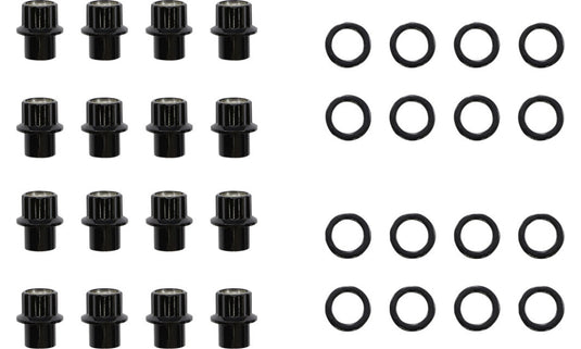 Moose Utility LNBOET12125ASKT Lug Nut - Silver