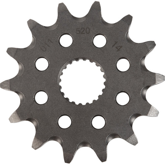 Moto-Master 610111114 Steel Front Sprocket - 14T (Natural)