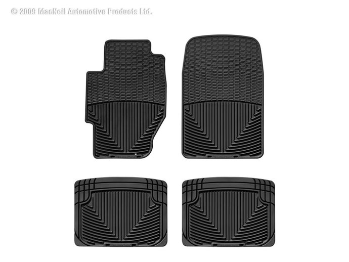 Weathertech W34-W20 WT Rubber Mats - Rear - Blk