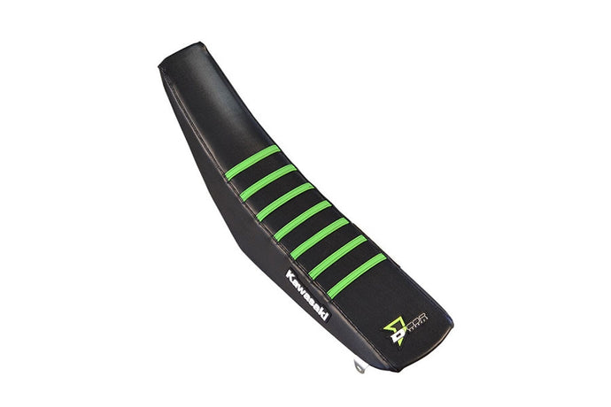 Dcor 30-20-484 Seat Cover - Green Sides - Black Top with Green Ribs