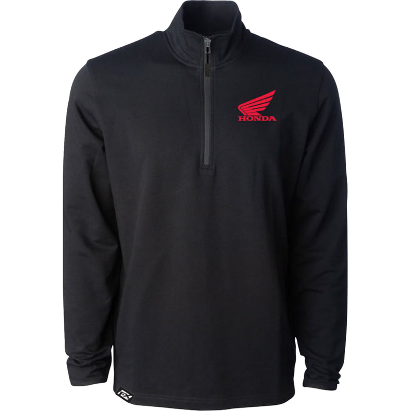 Load image into Gallery viewer, Factory Effex Honda Performance Quarter-Zip Sweatshirt (Medium, Black)
