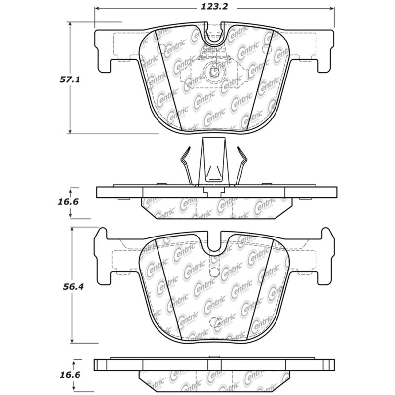 Load image into Gallery viewer, Stoptech 308.16100 ST Street Brake Pads
