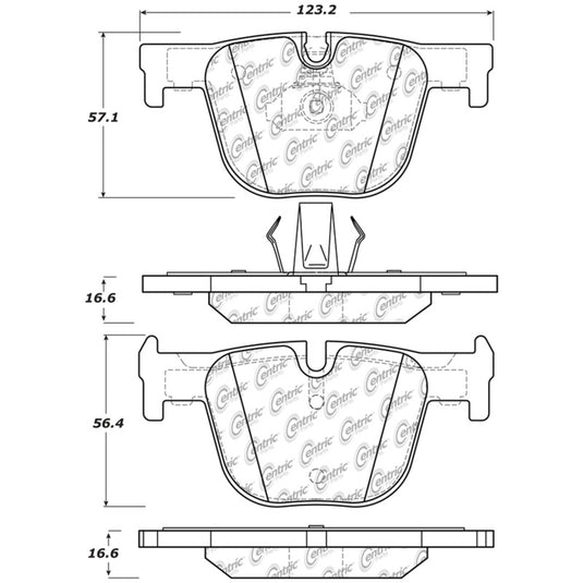 Stoptech 308.16100 ST Street Brake Pads