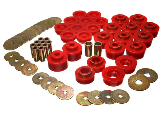 Energy Suspension 3.4141R ES Body Mounts - Red