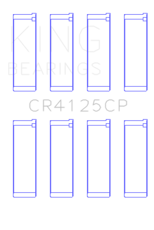 King Engine Bearings CR4125CP KING Performance Rod Bearings