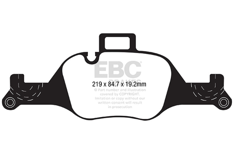 Load image into Gallery viewer, Ebc DP42289R EBC Yellowstuff Brake Pad Sets

