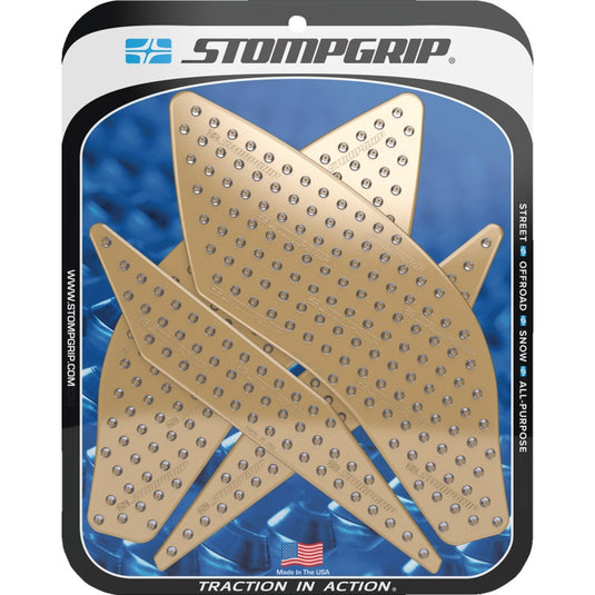 Stompgrip 55-10-0099C Volcano Profile Traction Tank Grip - Street - Clear