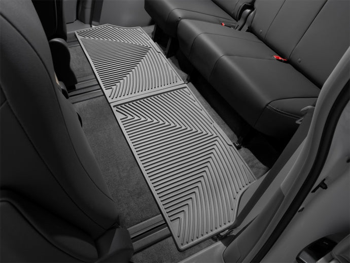 Weathertech W245GR WT Rubber Mats - Rear - Grey