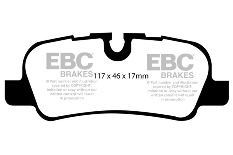 Load image into Gallery viewer, Ebc DP61542 EBC Greenstuff Brake Pad Sets
