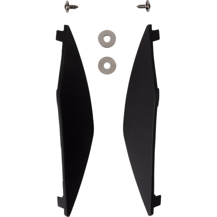 Icon Side Cover for Domain Helmets - Rubatone Black