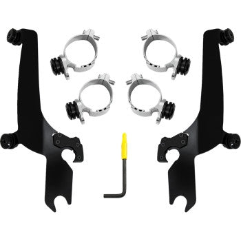 Memphis Shades MEB2073 Quick Change Mount Kit for Sportshield Windshields - Black