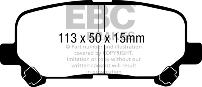 Ebc DP61802 EBC Greenstuff Brake Pad Sets