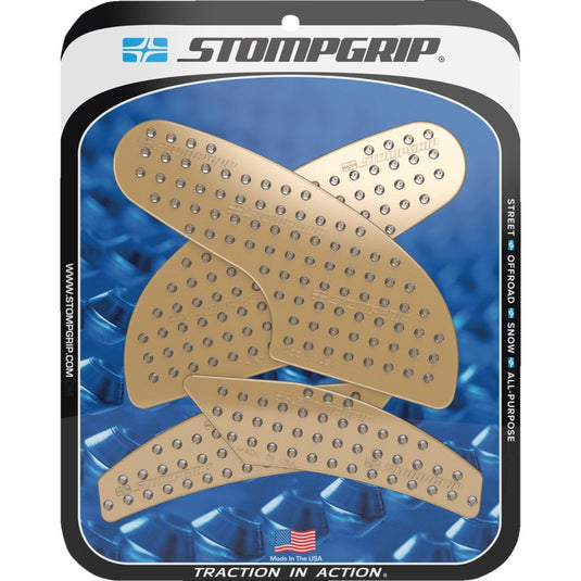Stompgrip 55-10-0146C Volcano Profile Traction Tank Grip - Street - Clear