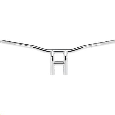 Biltwell Inc. 6258-1055 1in. Throttle-By-Wire Tyson XL Pullback 8in. Handlebar - Chrome