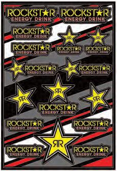 Dcor 40-90-601 Decal Sheet - FLY/Rockstar