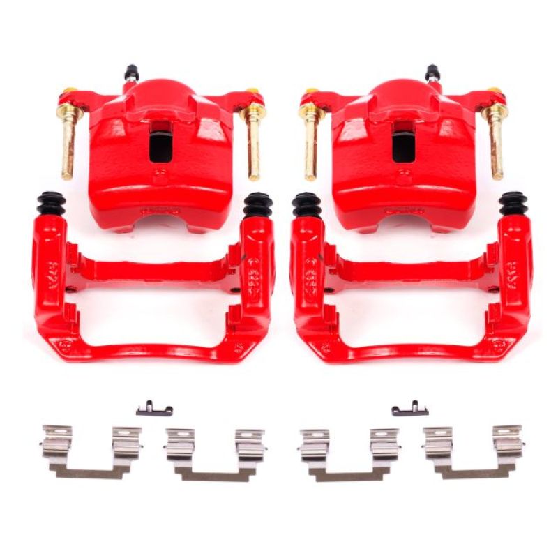Load image into Gallery viewer, Powerstop S2698 PSB Red Calipers
