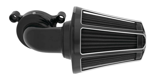 Arlen Ness 81-013 Monster Sucker Air Cleaner Kit with Cover - Beveled - Black