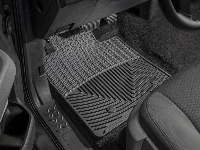 Weathertech W338 WT Rubber Mats - Front - Blk