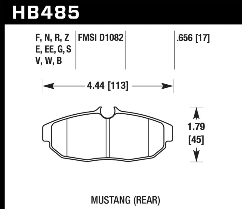 Load image into Gallery viewer, Hawk Performance HB485G.656 HAWK DTC-60 Brake Pad Sets
