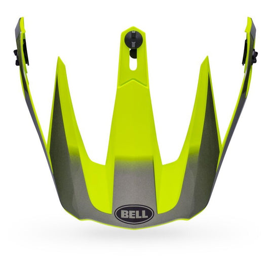 Bell Helmets Visor for MX-9 Adventure MIPS Dash Helmets - Hi-Viz Yellow/Gray