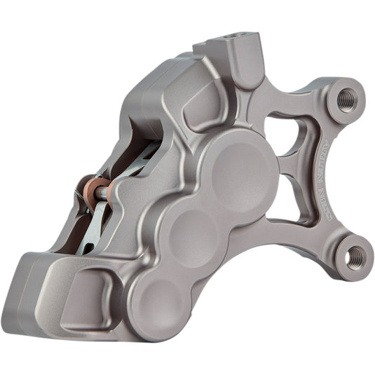 Arlen Ness 02-207 6-Piston Differential Bore Front Brake Caliper for 14in. Rotors - Right Side - Titanium