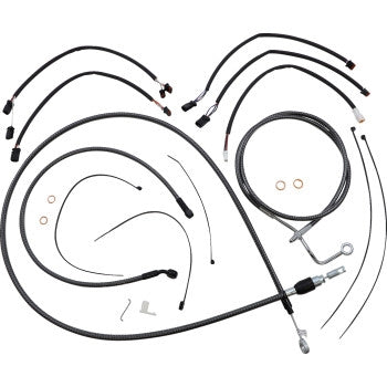 Magnum 7871132 Karbonfiber Handlebar Installation Kit for 15in-17in. Ape
