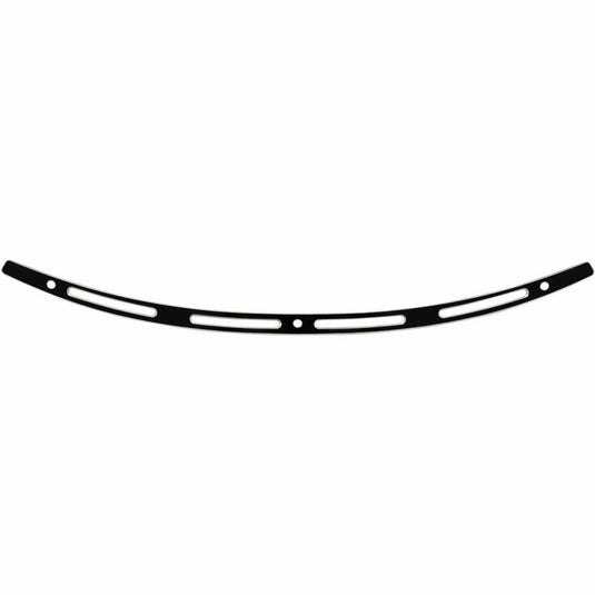 Memphis Shades MEB0945 Stainless Steel Slots Windshield Trim - Black Contrast