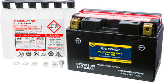 Fire Power CTZ10S-BS Maintenance Free Sealed Battery