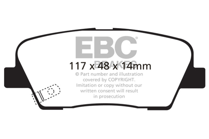Ebc DP31806C EBC Redstuff Brake Pad Sets