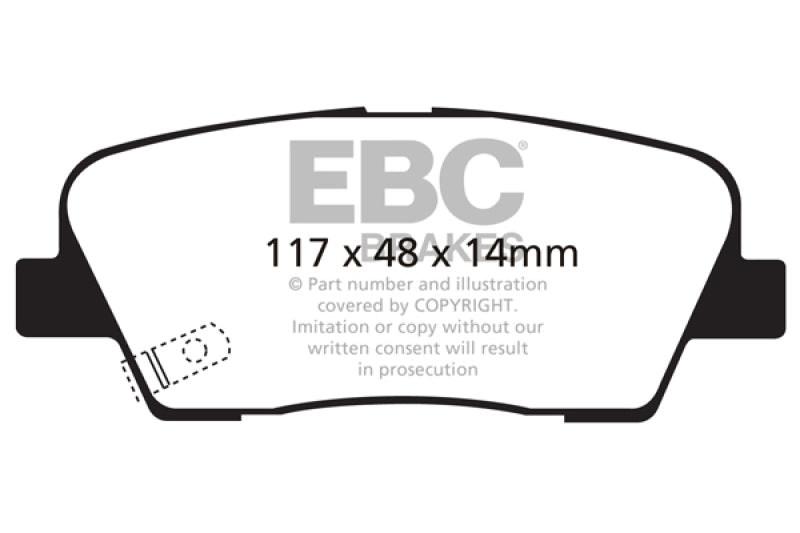 Load image into Gallery viewer, Ebc DP31806C EBC Redstuff Brake Pad Sets
