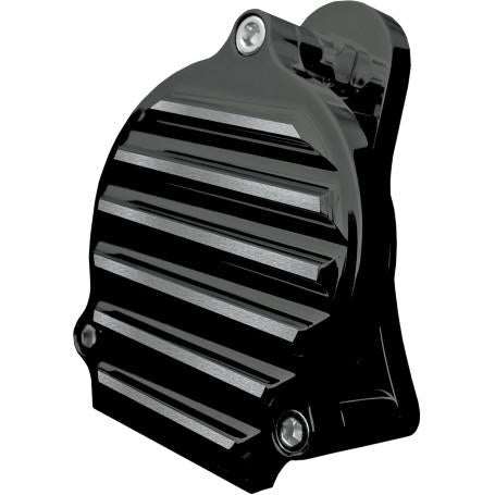 Covingtons C1140-B Billet Aluminum Horn - Finned - Gloss Black Powder Coated