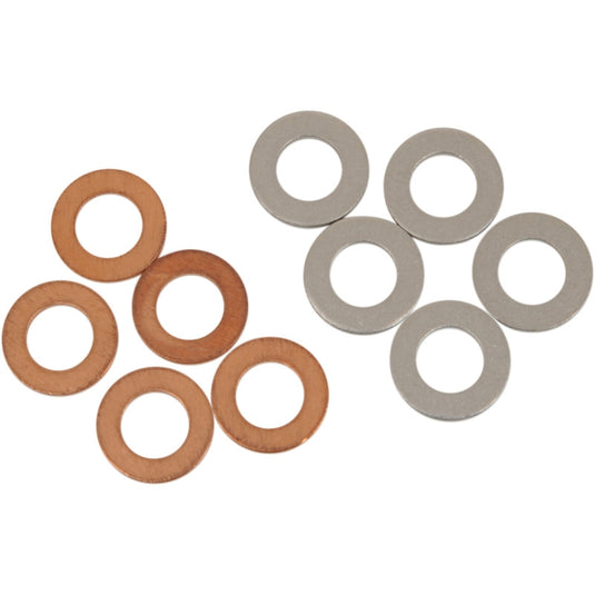 Bolt Mc Hardware DPWM8.15-10 M8 Drain Plug Washers - Aluminum/Cooper - 10pk