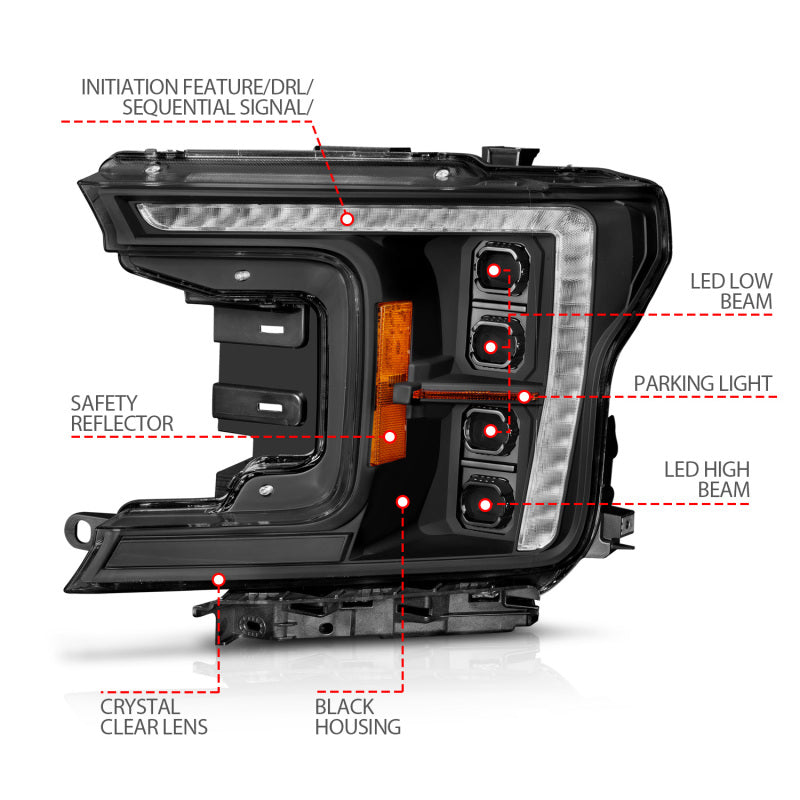 Load image into Gallery viewer, Anzo 111589X ANZ LED/Projector Headlights
