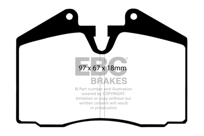 Ebc DP4612R EBC Yellowstuff Brake Pad Sets