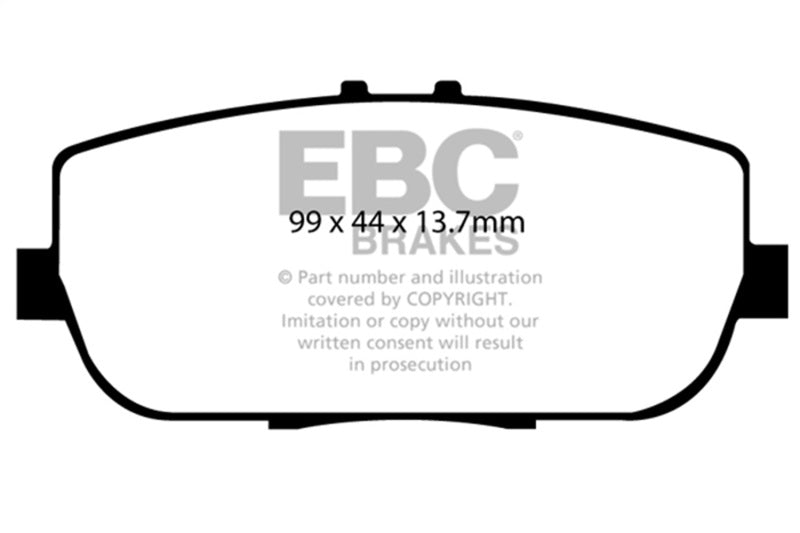 Load image into Gallery viewer, Ebc DP41775R EBC Yellowstuff Brake Pad Sets
