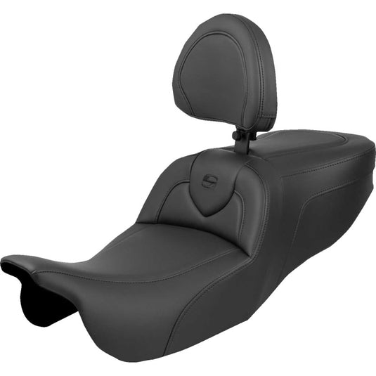 Saddlemen 815-07-187BR Roadsofa Seat with Drivers Backrest (Black)