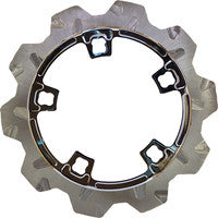 Lyndall Racing Brakes 2003-1023 Crown Cut Triang Racing Rotor - 11.8in. - Chrome
