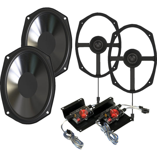 Wild Boar Audio WBA 2694 6in. x 9in. 300-Watt Speakers with External Crossover