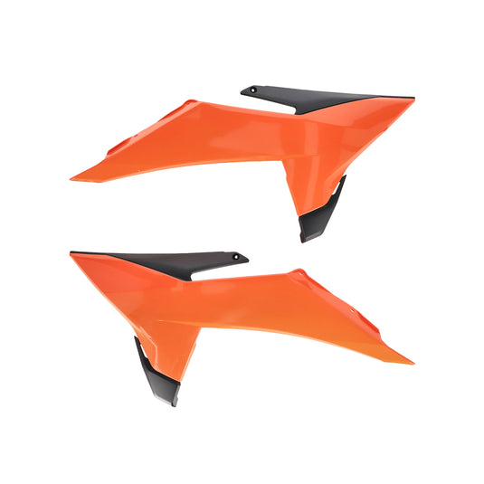 Acerbis 2987165225 Radiator Scoop - Orange/Black