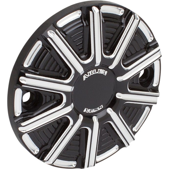 Arlen Ness 700-010 Ness-Tech Points Cover - 10-Gauge - Black Anodized with Machined Accents