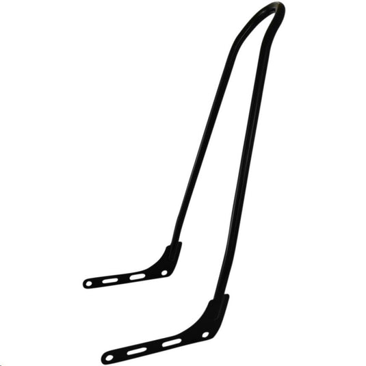 Motherwell MWL-156T-18GB One-Piece Sissy Bars - 25in. - Gloss Black