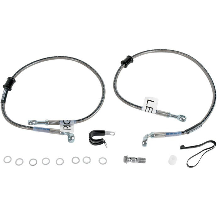 Russell R09895 Cycleflex Brake Line Two-Line Race Kit