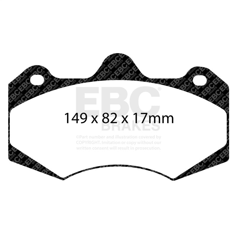 Load image into Gallery viewer, Ebc DP4062R EBC Yellowstuff Brake Pad Sets
