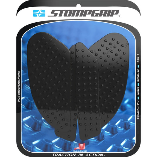 Stompgrip 55-10-0202B Volcano Profile Traction Tank Grip - Street - Black