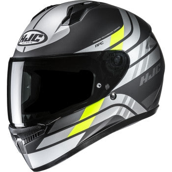 Hjc C10 Hiper Helmet (X-Small, Semi-Flat Hi-Viz Yellow (MC-3HSF))