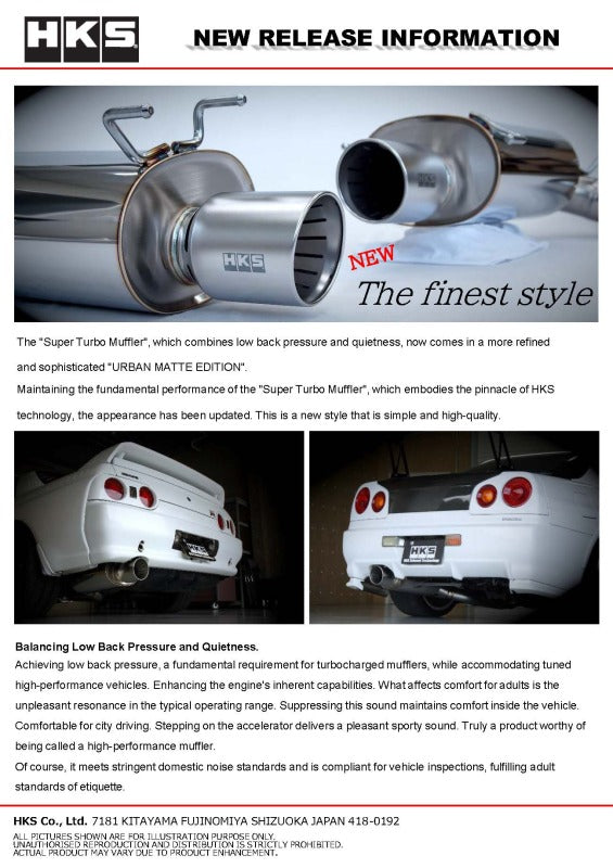 Load image into Gallery viewer, Hks 31029-AN012 HKS Exhaust - Super Turbo
