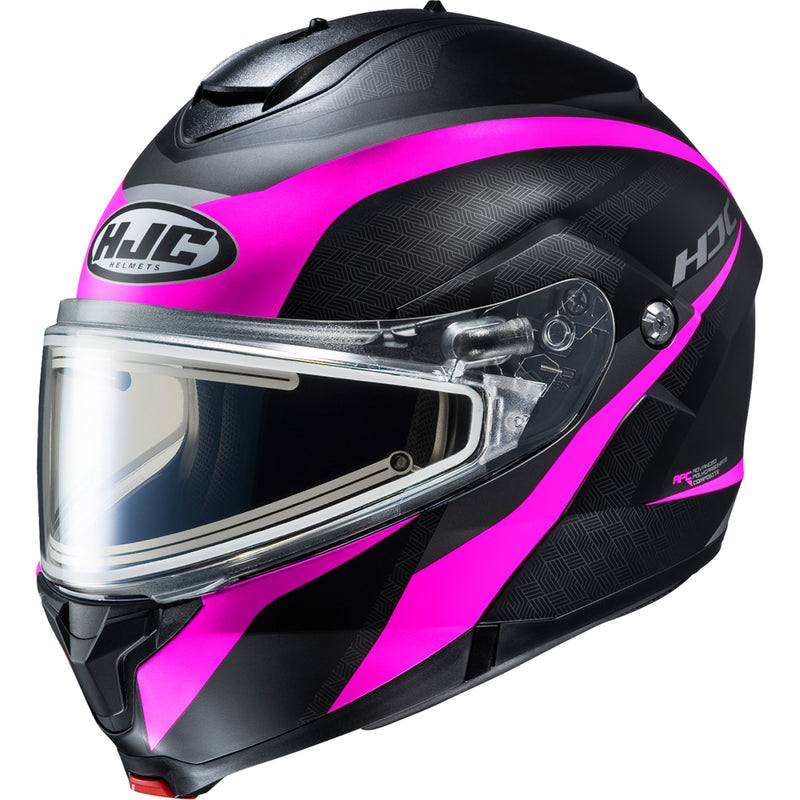 Load image into Gallery viewer, Hjc C91 Taly Snow Helmet with Electric Shield (Small, Semi-Flat Pink (MC-8SF))
