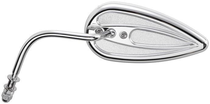Arlen Ness 13-035 Teardrop Mirror with Steel Stems - Left